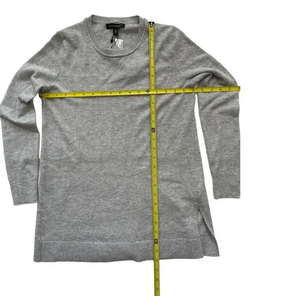 Banana Republic Cashmere Blend Tunic Gray Sweater - Picture 4 of 10